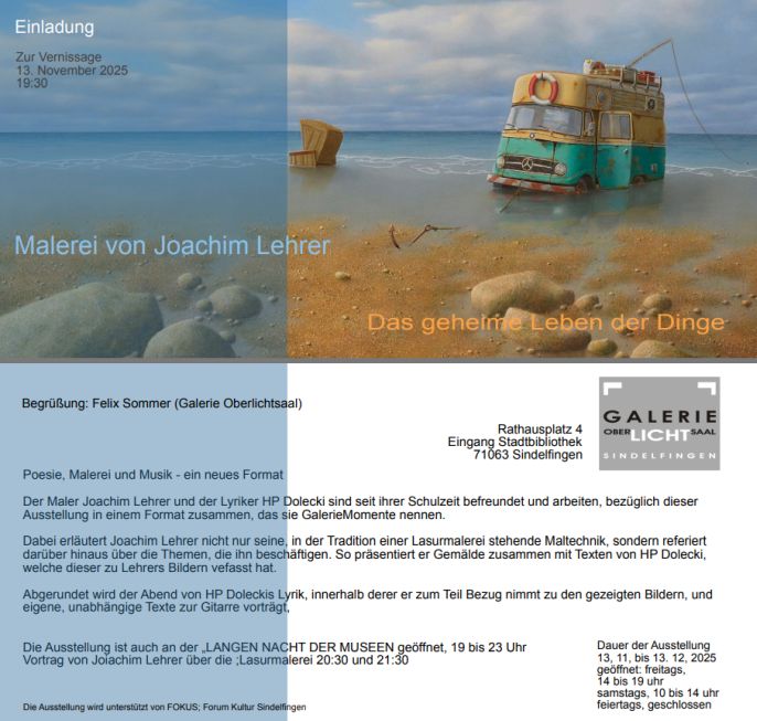 Joachim Lehrer - Das geheime Leben der Dinge