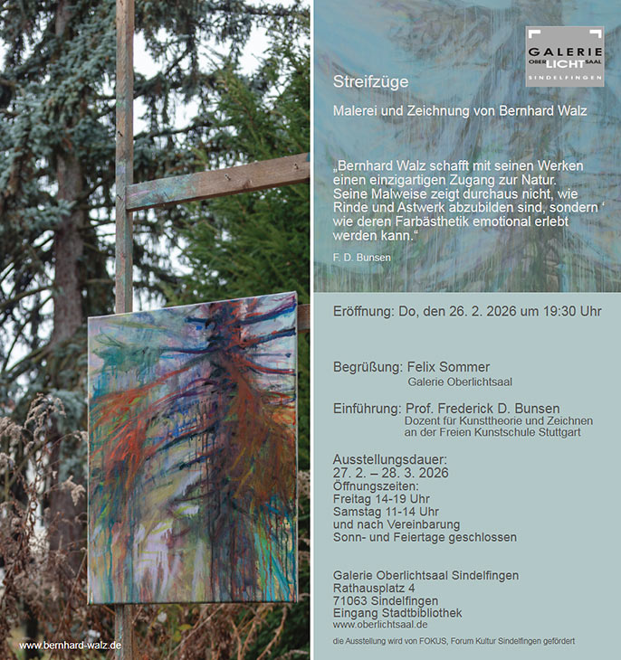 Malerei und Zeichnung von Bernhard Walz