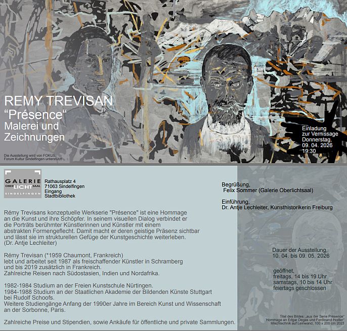 Présence - Malerei und Zeichnungen