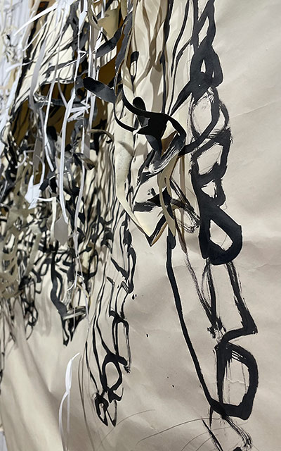 Dialogische Ebenen - Collagen, Arbeiten auf Papier